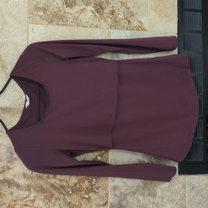 Small Purple Kindred Bravely Nursing Shirt Mama Baby Breastfeeding Pumping